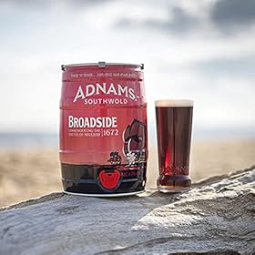 Buy Adnams Mini Keg Pair – Broadside 4.7% & Southwold 3.7% Premium Bitters, 2 x 5L Filling 8 Pints Each – Adnams