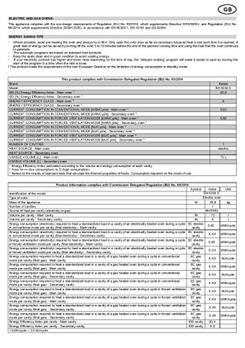 Kaiser EH 6338s Pyrolyse Einbaubackofen 60cm, Autark, massives Metall, 79L,Glastür mit SOFTCLOSE, 11 Funktionen,Heißluft… – Bild 7