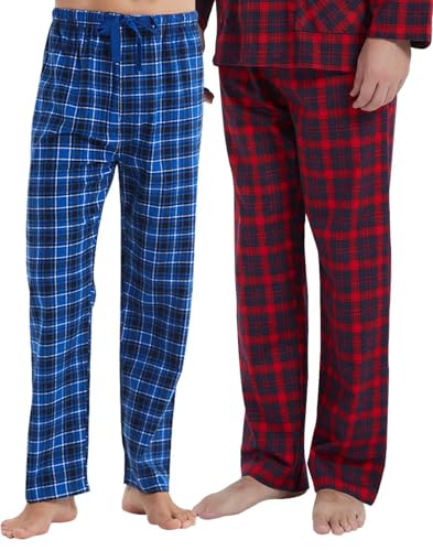 Bas de pyjama pour homme GLOBAL en flanelle de coton pour vos moments de détente à la maison