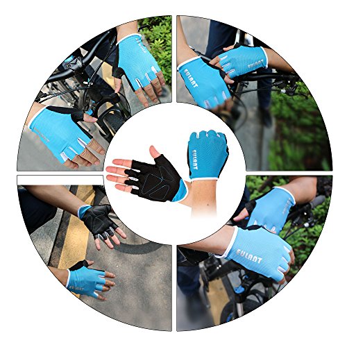 EULANT Unisex Sporthandschoenen Halve Vinger Ademend Maas Fitness handschoenen voor Wielersport Dans Gewichtheffen… - Image 5