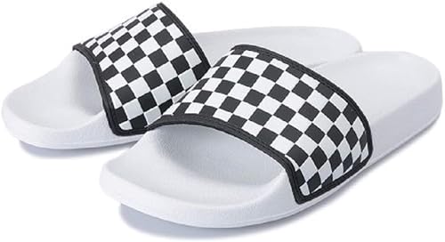 Amazon Co Jp バンズ Vans サンダル Overs V75n Blk Wht Chk ヴァンズ ホワイト 28 並行 輸入品 Shoes Bags