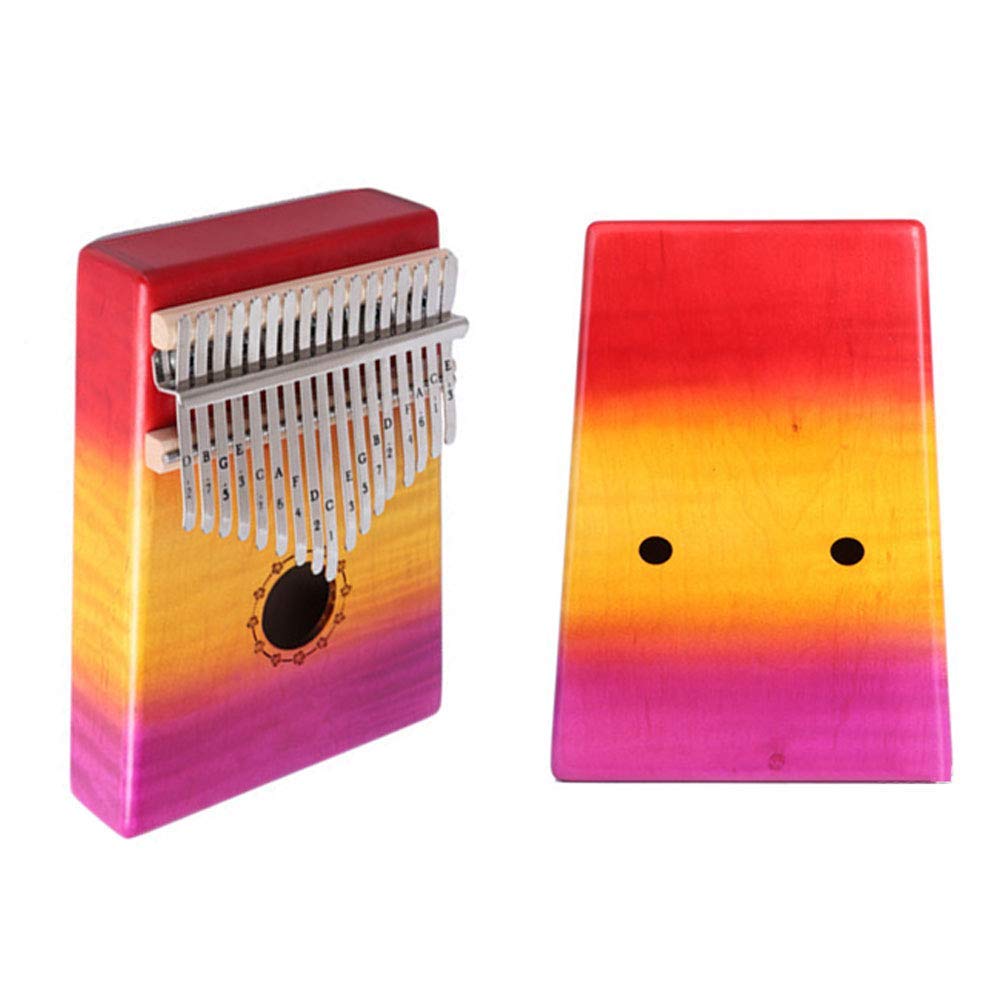 Kalimba 17 Chiavi, Martello D'Accordatura per Gli Amanti della Musica per Principianti, con Libro Musicale, Regalo per Principianti E Professionisti