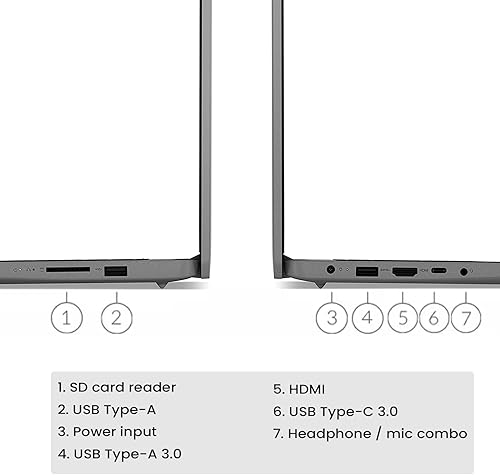 Miniatura 6 de Lenovo IdeaPad 3 Premium - Laptop con pantalla FHD de 15.6 pulgadas, procesador Intel Core i7-1255U (Beats Ryzen 7 7730U), 16 GB de RAM, SSD PCIe de