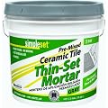 CUSTOM BLDG PRODUCTS CTTSG3 3.5-Gallon Thin Set Mortar, No Color