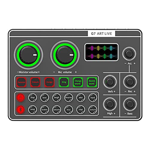 ShiftX4 Geluid CardMicrophone Mixer Webcast Geluidskaart voor Telefoon PC Computer -G7 Externe Geluidskaart USB Headset - Image 4