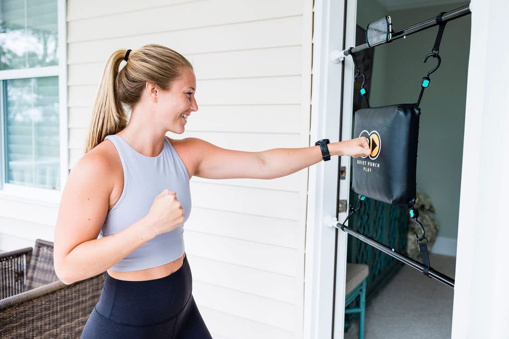 Amazon.co.jp: 静音 パンチングバッグ 電話ホルダー アプリ付き 28