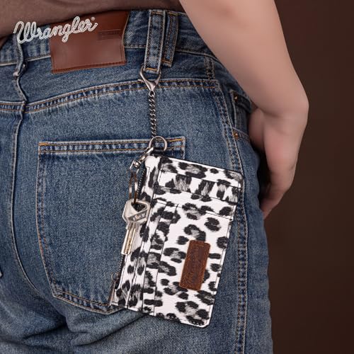 Montana West Wrangler Leopard Print Purses and Slim Credit Card Wallets Set for Women4