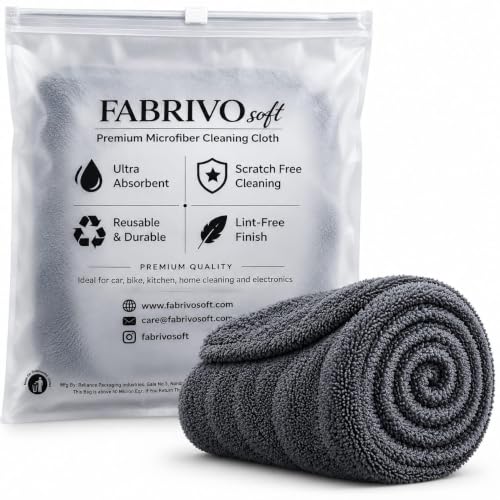 Image of 1200 GSM Twisted Loop Microfiber Car Cleaning & Drying Cloth (60x40 CM)