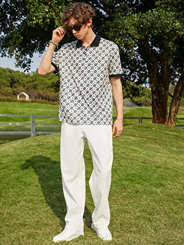 GRECIILOOKS T-Shirts for Men| Mens Polo Neck T-Shirt| Checkered Polo Neck T-Shirt | Half Sleeves Casual T-Shirt for Men| Sumner Wear Men T-Shirt| Outdoor Wear| Beach Wear