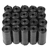 KSFBHC Hund Kacke Tasche Müll Müllsäcke für Katze Haustiere Abfallsammlung Tasche Outdoor Cleaning Pet Products (Color : Dark Brown, Size : 20 Rolls)