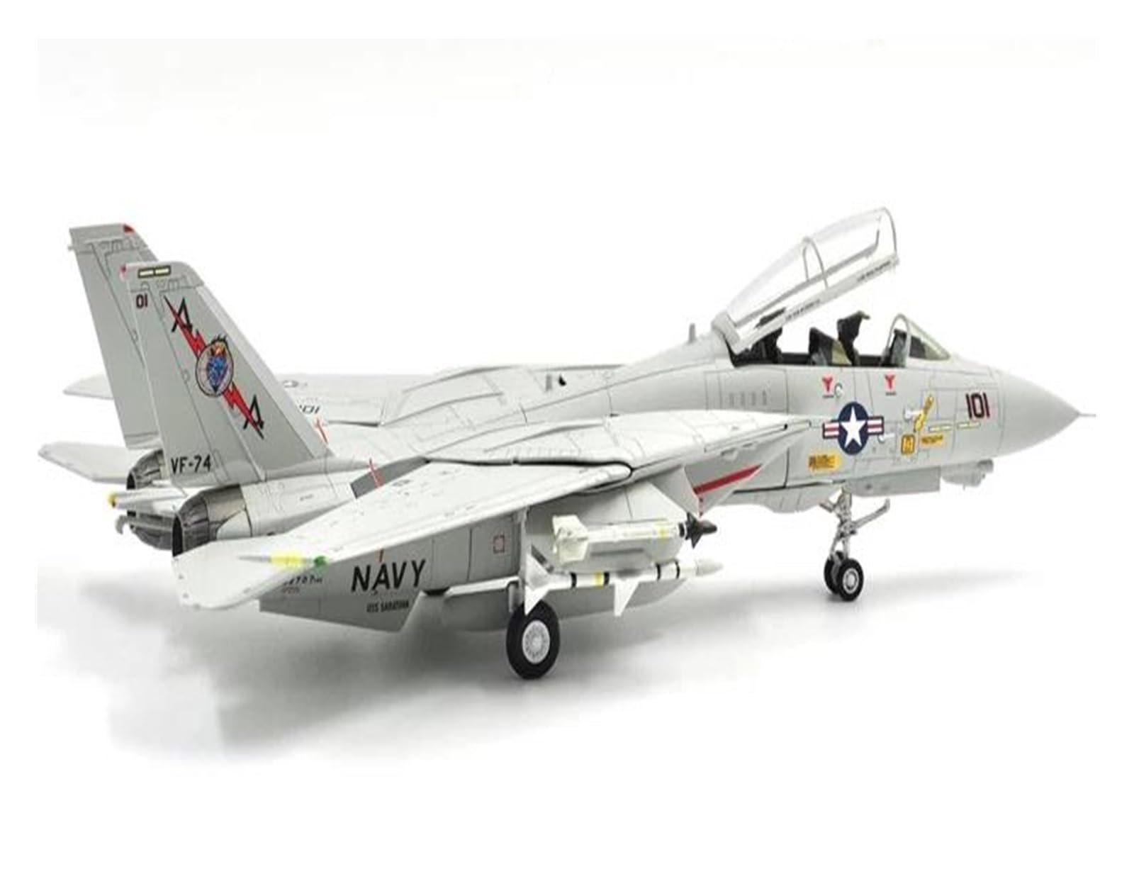 Amazon | 飛行機 模型 完成品 1 72 悪魔戦隊 F14 F-14A 戦闘機モデル