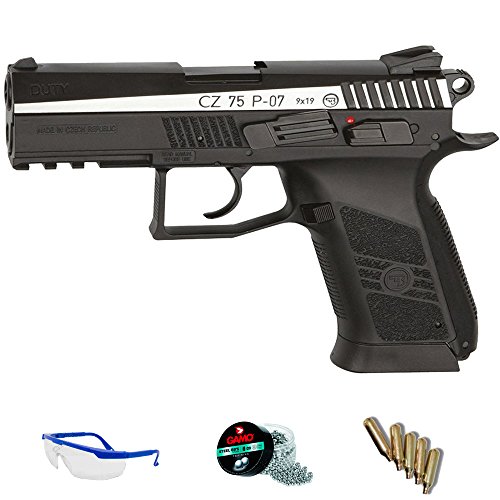 Pack Pistola CZ 75 P-07 Dual Tone BLOWBACK de Aire comprimido (CO2) <3,5J