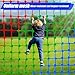 HARERNET Climbing Net for Kids Outdoor,Polyester Climbing Cargo Net Heavy Duty Large Military Playground Equipment Rope Ladder for Kids Suitable for Swing Tree House Jungle Gym (4x8FT)