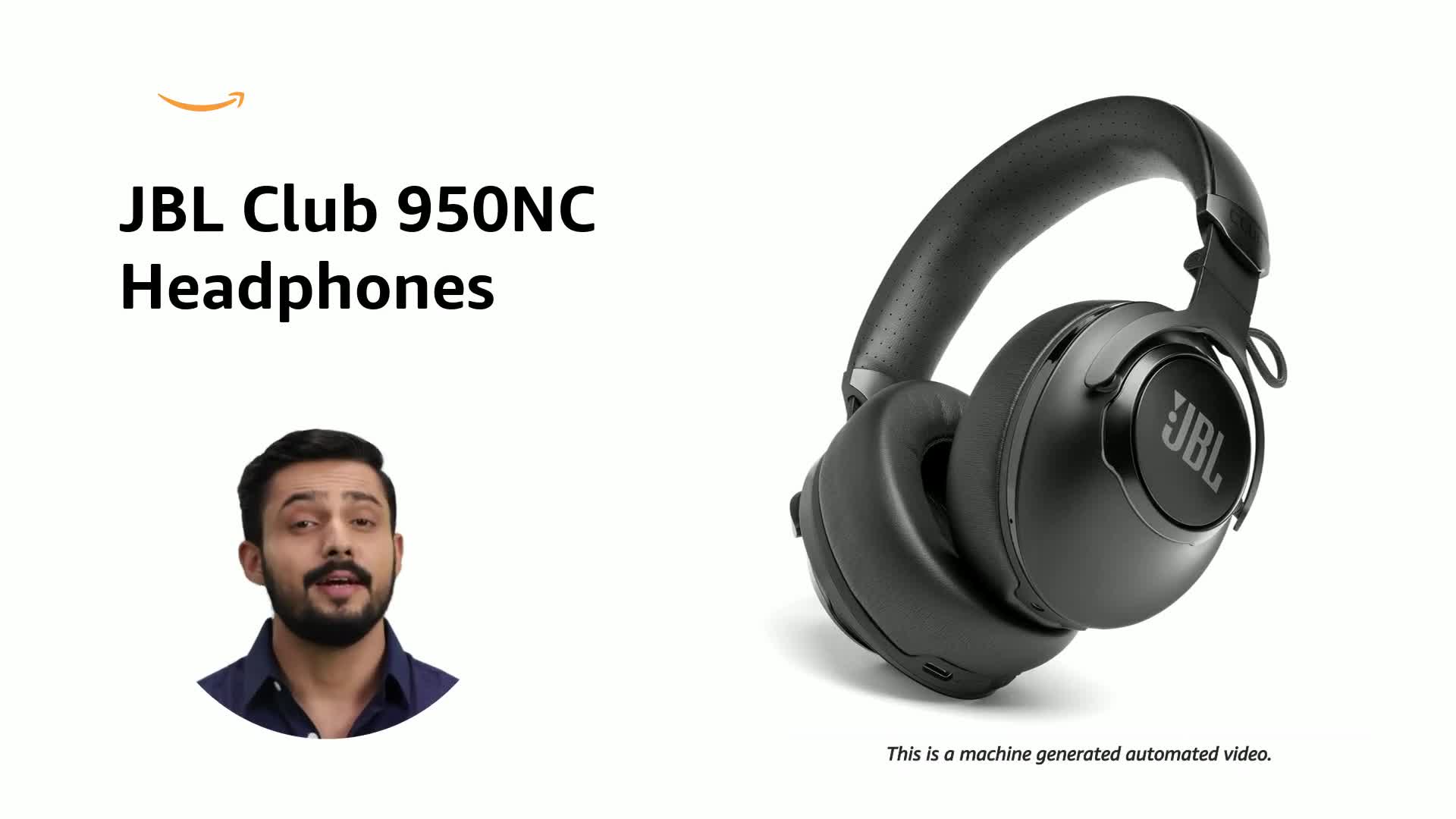 JBL Club 950NC by Harman Wireless Over the Ear Headphone with Mic