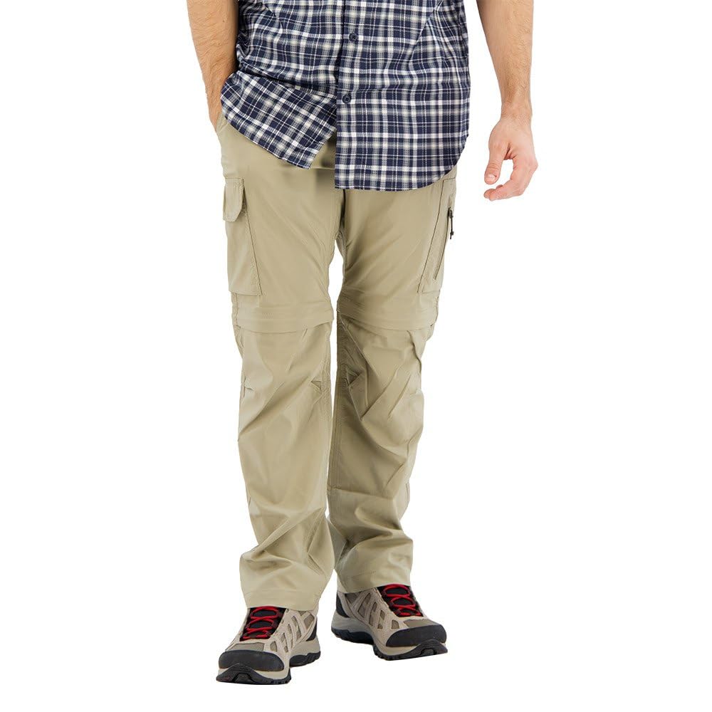 Columbia Herren Utility Umwandelbare 2-in1-Hose, Silver Ridge
