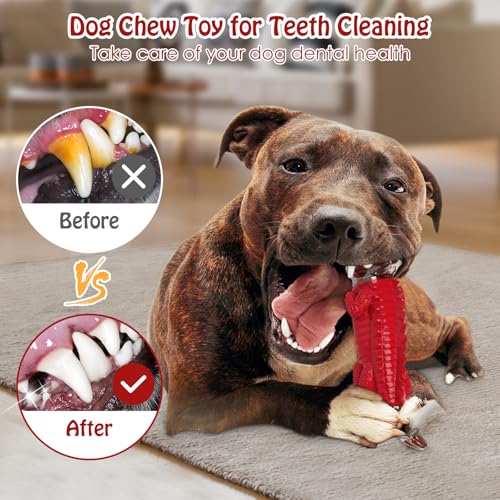 Image of Jeefome Dog Toys for Aggressive Chewers - Indestructible Dog Toy to Keep Them Busy & Reduce Boredom for Small /Medium /Large Breed
