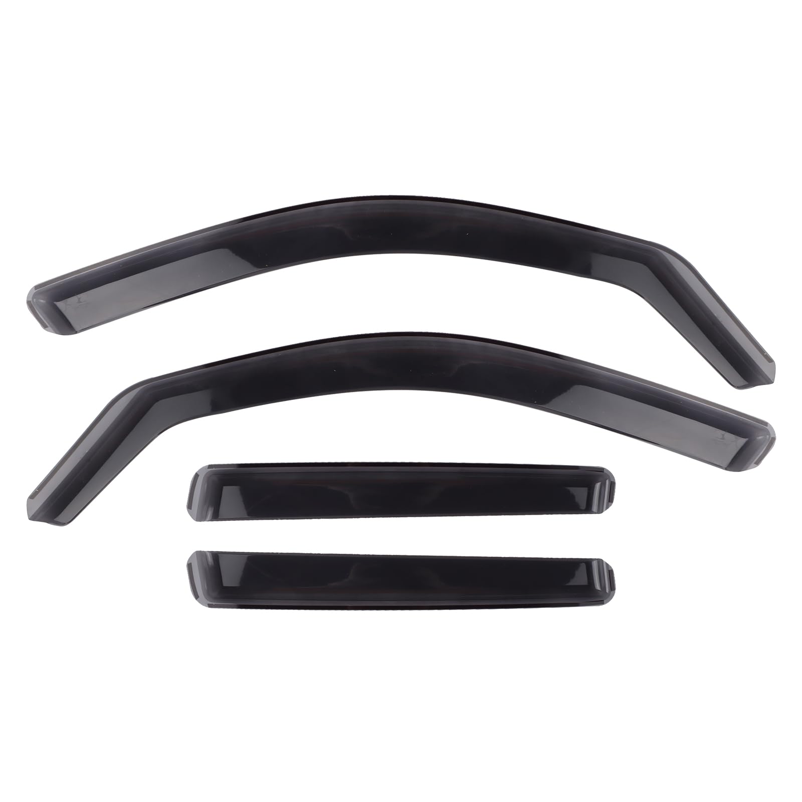 Deflectores de viento Bonryan para B-M-W X1 E84 2009-2015 SUV de 5 puertas, juego de 4 piezas, deflectores de viento y lluvia integrados, protección contra el viento, la lluvia y el sol, fácil
