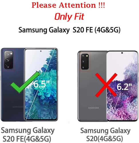 Ylzhe for Samsung S20 FE 5G Case, S20 FE Phone Case with Slide Camera Cover, Military-Grade Heavy Duty Magnetic Kickstand Car Mount Protective Case for Samsung Galaxy S20 FE Case,MintGreen＋Pink by Ylzhe - Used condition - Image 2