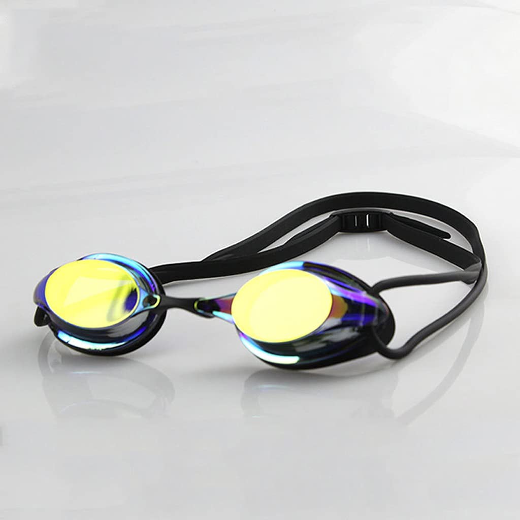 DFrywdgSEY swimming goggles, Swimming Goggles Plating Anti-fog Waterproof Uv Protection Silica Gel Diving Glasses Racing Spectacles