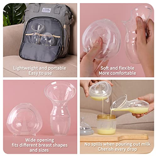 Haakaa Manual Breast Pump 4Oz/100Ml And Ladybug Milk Collector 2.5Oz/75Ml Combo For Breastfeeding, Made Of Food Grade Silicone Healthy Odorless #TOP5