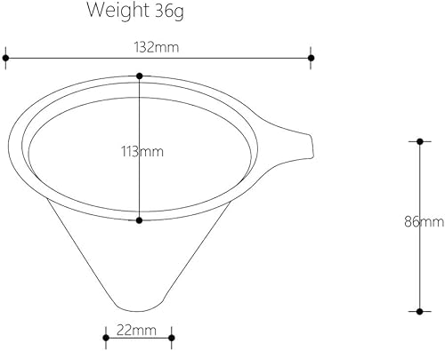 Miniatura 5 de Filtro de café de acero inoxidable sin papel Reutilizable Lento Goteo Metal Cono Café té infusión (sin base)