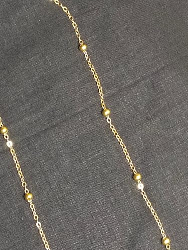 Image of GROWLOYAL Jewellery Making Chain for Jewellery Craft and DIY Making Purpose Golden (5 Meters)