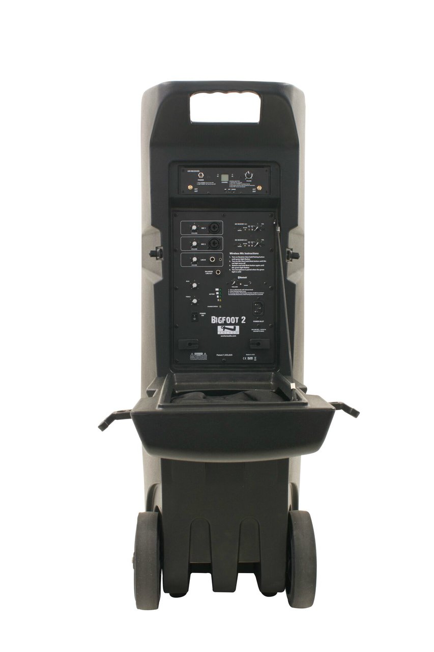 Anchor Audio Bigfoot with built-in Bluetooth, AIR wireless receiver & two dual wireless mic receivers, BIG2-RU4