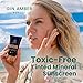 Gin Amber Beauty Mineral Tinted SPF 25 - Toxic Free Face Sunscreen and BB Cream for Women with Sensitive Skin - Revolutionary Zinc Oxide Formula - Improves Fine Lines and Uneven Skin Tone