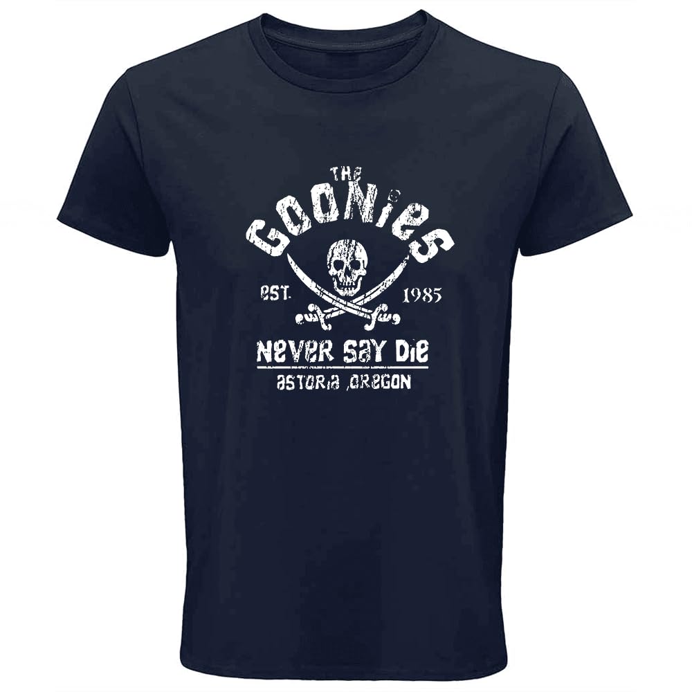 Fortune Unisex Navy The Goonies Slogan Printed T-Shirt