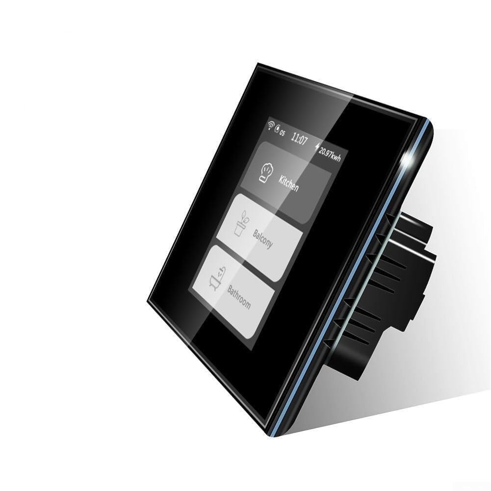 Pour tuya WiFi LCD tactile pour interrupteur de lumière 1-3 compartiments