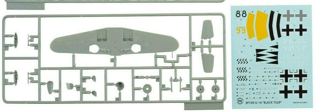 Premium Hobbies Bf 109 G-14 Black Tulip 1:72 Plastic Model Airplane Kit 127V