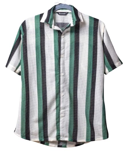 Image of Lunice Crochet Regular Fit Shirt for Men| Regular Fit Shirt for Men| Men Stylish Regular Fit Shirt | Men Printed Regular Fit Shirt