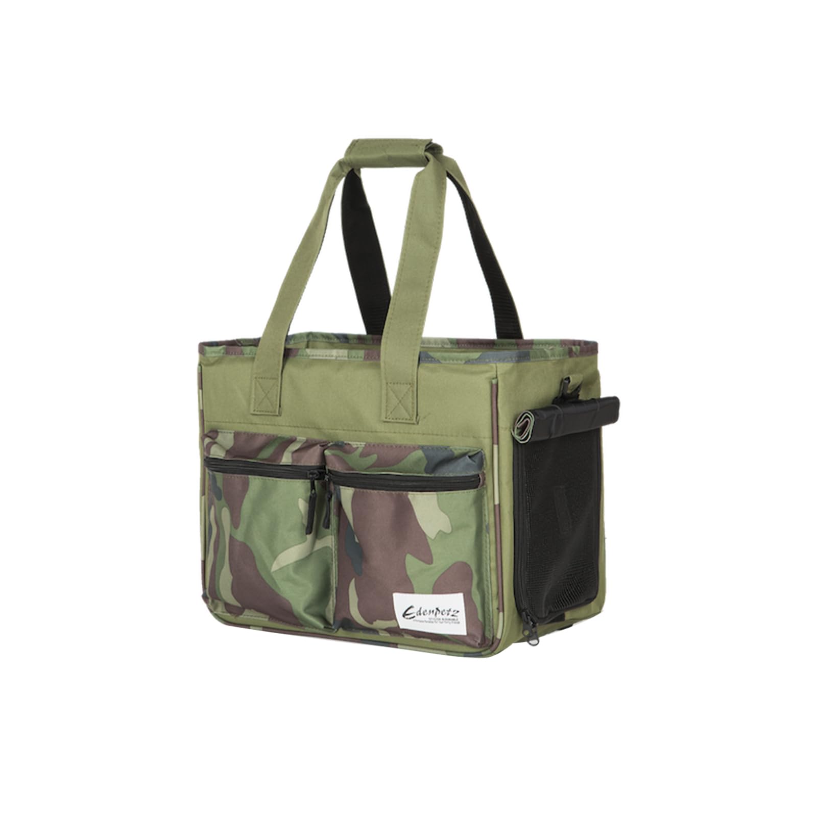Galatée Cat Carrier Bag, Foldable Pet Bag Airline Approved, Pet Travel Carrier For Medium Cats Small Cats Dogs, Sturdy Transport Carriers Long Trips(Green)