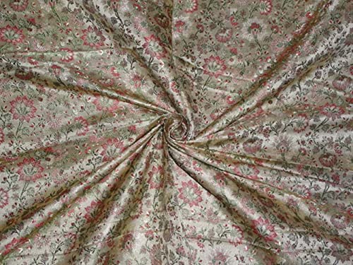 Brocart de soie 112 cm de large pour confectionner vos tissus de fête