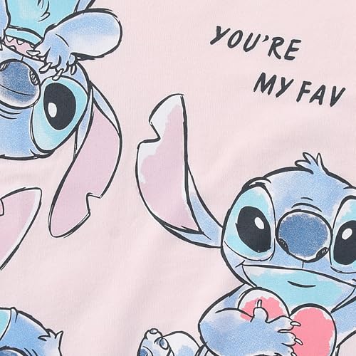 Image of Disney Lilo & Stitch Girls Short Sleeve T-Shirt and Shorts Set for Little and Big Kids