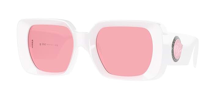 Amazon.com: Versace Sunglasses VE 4473 U 314/84 White Pastel
