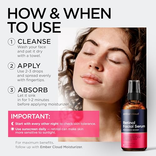 Image of Retinol Serum for Face with Hyaluronic Acid & Vitamin E 2 Oz