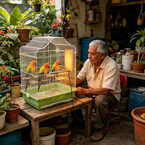 Calentador de pájaros seguro contra roedores para proteger animales pequeños 2