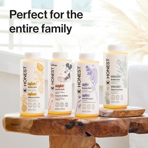 The Honest Company Bubble Bath, Hypoallergenic, Fragrance-Free, 12 fl oz - image 9