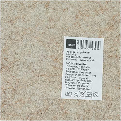 KECKU kela Alia 390195 Table Mats 4-Piece Felt Beige, 45 x 30 x 2 cm - Image 4