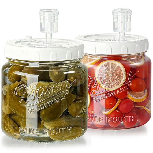 Dwbligt Half Gallon Glass Jars