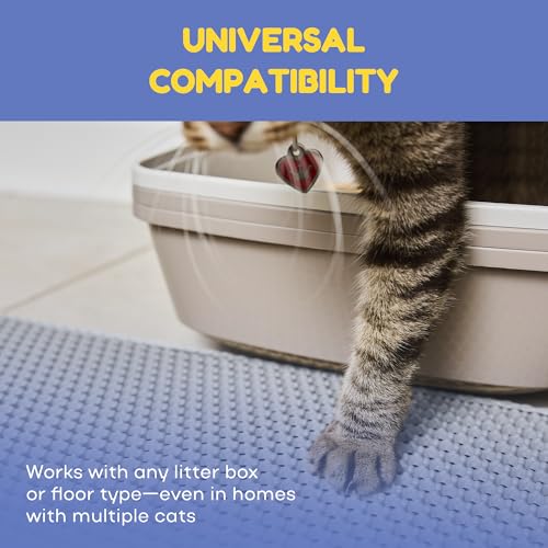 Cat Litter Mat. Easy to Clean, Waterproof, Urine-Proof - Thumbnail 6