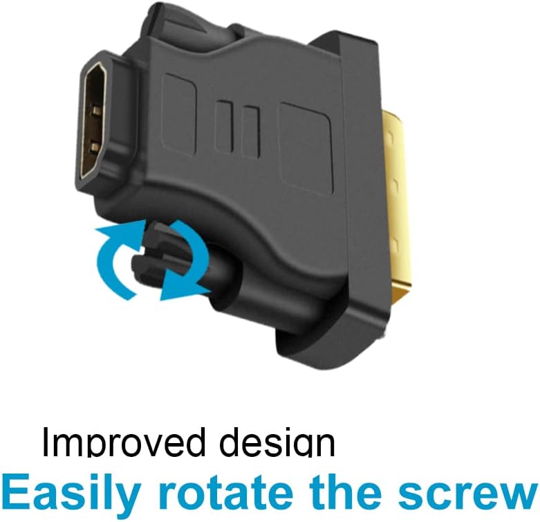 HDMI to DVI Adapter 1-Pack, UV-CABLE Bidirectional DVI to HDMI Converter Connector Male to Female Support 1080P, 3D Comupter,Monitor,Game Console : Electronics