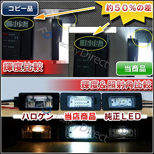 Amazon | ファクトリーダイレクト LEDナンバー灯 ll-to-p18