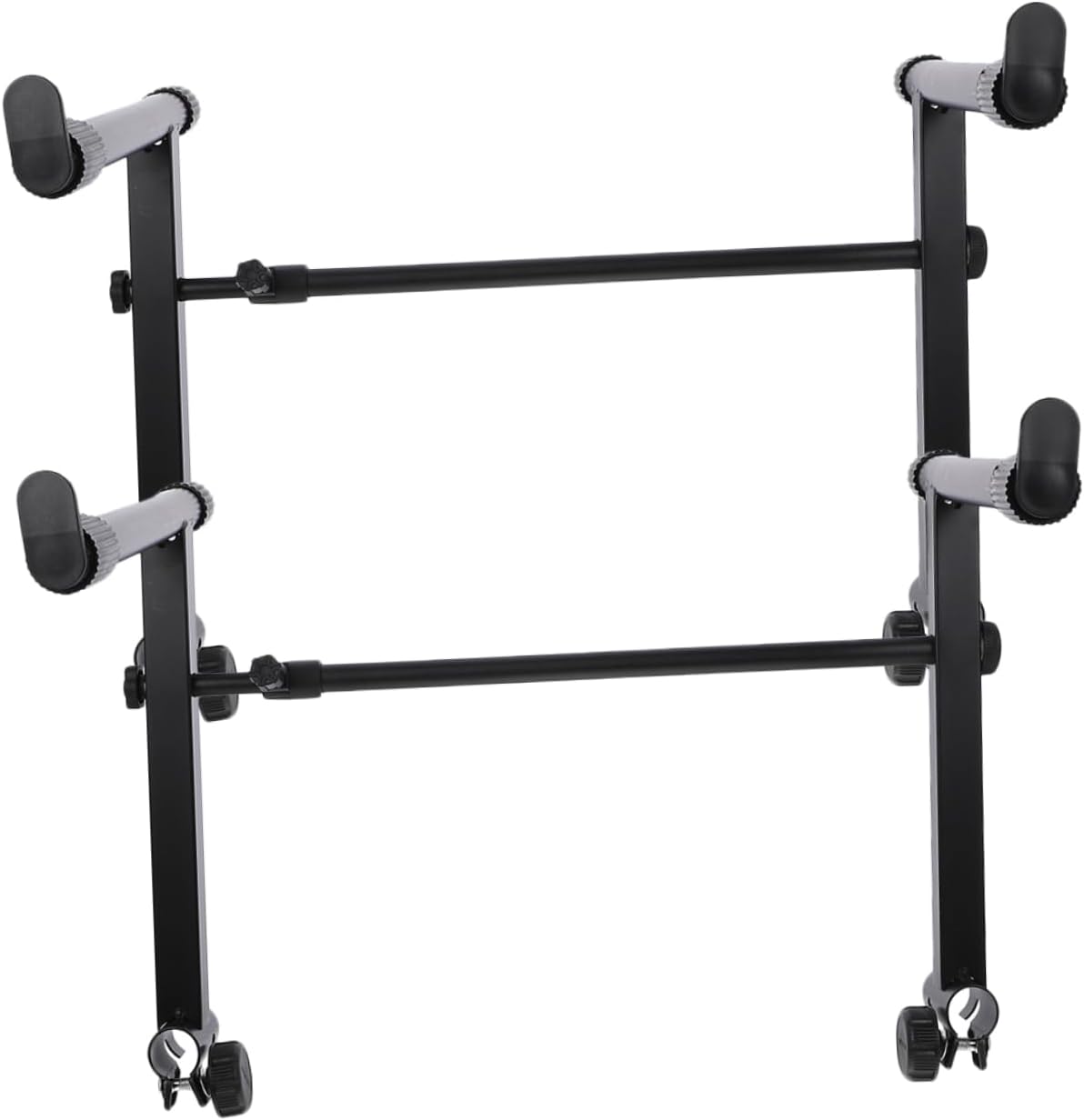 2 Sets Adjustable Keyboard Stand for Digital Pianos Universal High-Grade Bracket for Electric Keyboards Sturdy Piano Rack Enhanced Stability