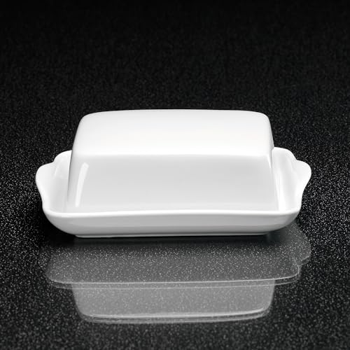 Ritzenhoff & Breker Butterdose Bianco, 16,5 x 12,5 x 5,5 cm, Porzellan, Weiß – Ansicht 3