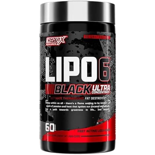 LIPO-6 Black Capsules Pack of 60