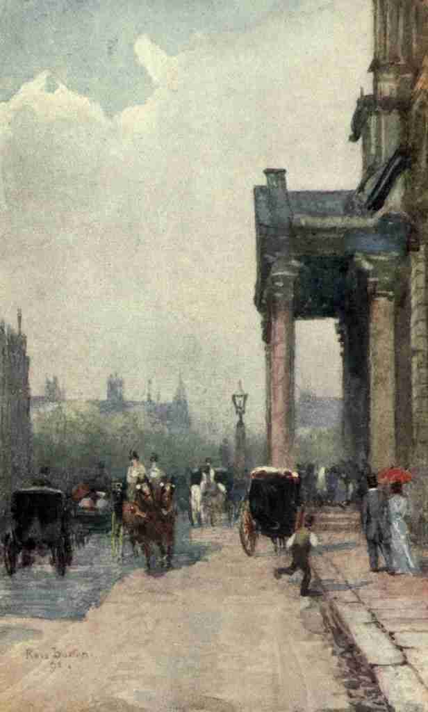 A4 Photo Barton Rose 1856 1929 Familiar London 1904 St Georges Hanover Square Print Poster