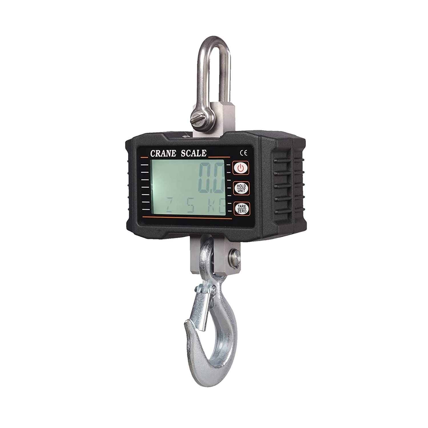 Báscula de grúa Digital Báscula Colgante Digital 1000 kg/ 2204 lbs Báscula de grúa portátil de Servicio Pesado Retroiluminación LCD Básculas de Gancho industriales Cambio de Unidad/