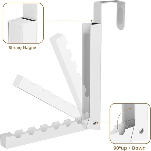 Miniatura 2 de Perchero plegable para colgar sobre la puerta, perchero plegable para colgar en interiores, espacio pequeño, plegable, portátil, gancho plegable,